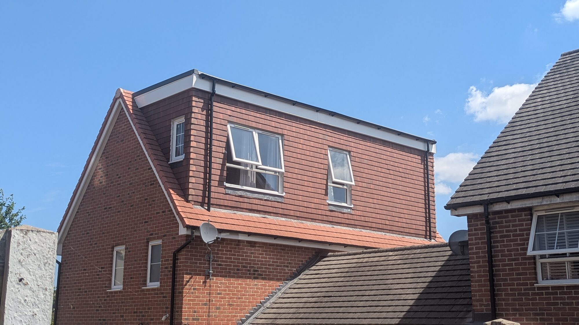 Completed rear dormer loft conversion by Marval Construct
